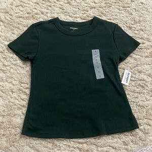 green old navy ribbed top